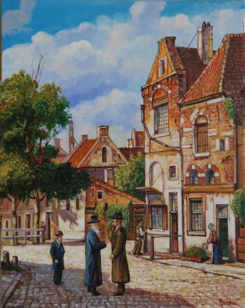 Jewish Area. by Yuri Dvornik