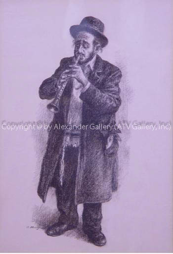 Klarnetist by Itshak Holtz