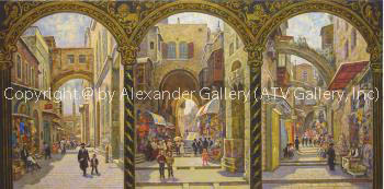 Jerusalem II. by Venyamin Zaslavsky