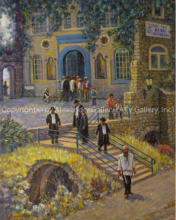 Zvat.Old Sinagogue. by Venyamin Zaslavsky