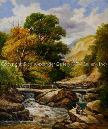 Landscape IV. by Yuri Dvornik