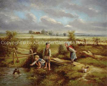 On The Stream. by H. Weiss