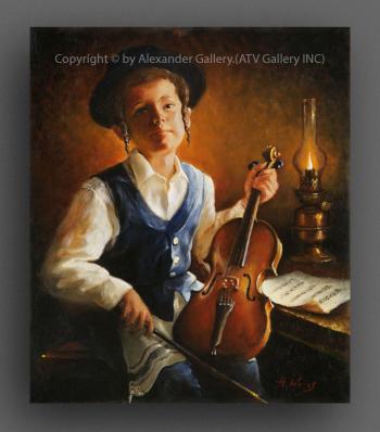 Violinist IV. by H. Weiss