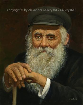 Portrait Of Old Man. by Talko
